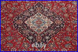 10x14 Large Hand-Knotted Ardakan Floral Area Rug Traditional Oriental RED Carpet