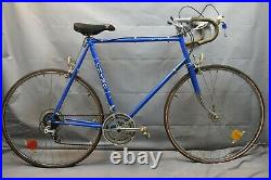 1986 Chimo Camerra Vintage Touring Road Bike X-Large 62cm Blue Steel USA Charity