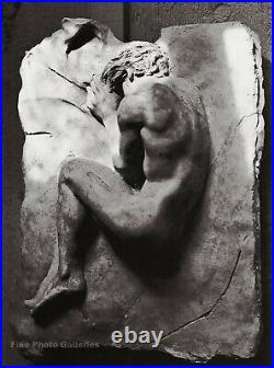 1988 Vintage BRUCE WEBER Male Nude Sculpture PAUL CADMUS Home Photo Art 16X20