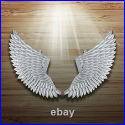 40'' Large Rustic Angel Wing Wall Mount Hanging Art Home Living Decor UK