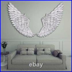 40' Pair of Large Rustic Angel Wing Wall Mount Hanging Canvas Art Bedroom