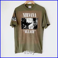 90s Nirvana Bleach Sub Pop Vintage Band Tour Shirt 1990s Soundgarden Pearl Jam