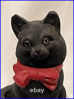 ANTIQUE VTG GERMAN CAT CANDY CONTAINER EARLY 1900s RARE FABULOUS & WHAT A FACE