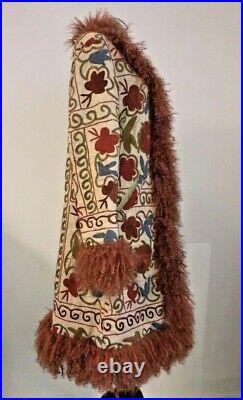 Afghan Coat Sheepskin Floral Embroidered Coat Penny Lane Coat Like ZAZI Vintage