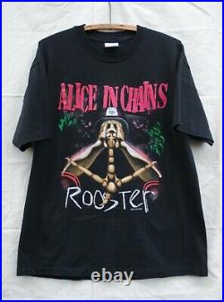Alice In Chains Rooster T Shirt L Soundgarden Nirvana Layne Staley Grunge