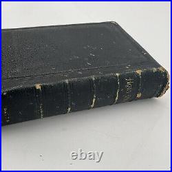 Antique- 1881- The HOLY BIBLE- Old & New Testaments- Gilded- Black Leather