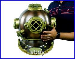 Antique Skuba Diver Helmet, Vintage Quality Collectibles & Gift Article, Large2