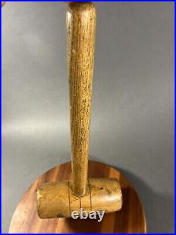 Antique/Vintage Large Carving Mallet For Woodworking. Beautiful