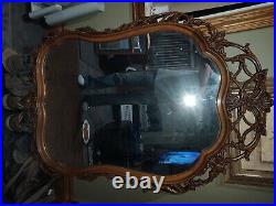 Antique wooden mirrors vintage