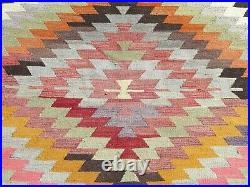 Area Rugs, Vintage Rug, Boho Rug, Wool Rug, Turkish Kilim, Large Carpet 77X130
