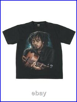 Bob Marley Vintage Double Sided Single Stitch Print T-shirt (L)