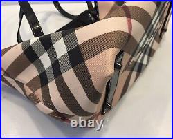 Burberry Tote Bag Pvc Canvas Nova Check Handbag