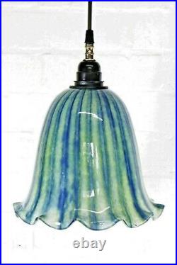 Ceiling Light Vintage Large Christopher Wray Antique Style Italian Glass Pendant