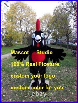 Cock Mascot Costume Suit Cosplay Party Game Dress Outfit Halloween Black 2019