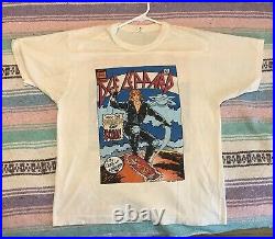 Def Leppard Women shirt vintage 1987 concert tour t-shirt Large