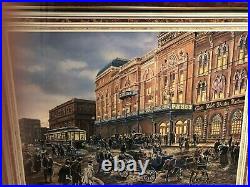 Evening Performance at the Pabst Theatre Framed Print by L Casper Milwaukee 1902