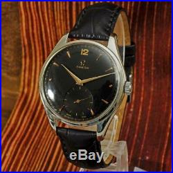 Excellent Omega 2505 Large Jumbo 38mm Steel Manual Wind Swiss Made Gents Watch