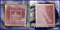 FENDI Zucca Pattern Travel Hand Bag Brown Black Nylon Vintage Authentic #SS644 Y