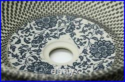 Floral Patterned Kasbah Bathroom Cloakroom Ceramic Counter Top Wash Basin Sink