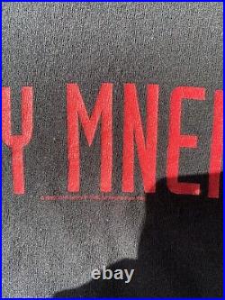 Genuine vintage Johnny Mnemonic Movie Tshirt Keanu Dated Front Back Print Large