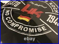 Heckler Koch X-LARGE Vintage Style Hoodie HK Logo Sweatshirt 1949 German Flag