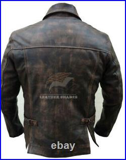 Indiana Jones Harrison Ford Classic Genuine Real Distressed Leather Jacket