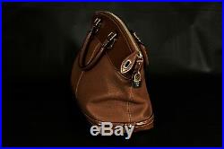 LOUIS VUITTON Brown Leather Large Purse RARE Vintage European Bag