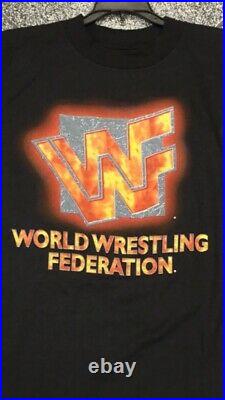 Large 90's 1998 WWF Shirt T-shirt Tee Vintage World Wrestling WWE RAW Smackdown