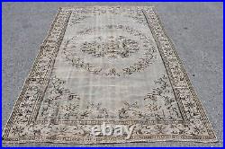 Large Carpet, Turkish Rug, Vintage Rug, Home Decor Carpet, 70x106 inches Rug, 22