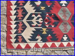 Large Vintage Kilim Rug 77x122 Caucasian Desing Turkish Oriental Tribal Rug 6x10