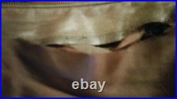 Large Vtg BANANA REPUBLIC BOMBER BIKER JACKET Distressed Brown Leather MENS 48R