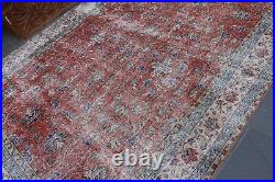Large rug, Handmade rug, Turkish wool rug, Vintage rug, 5.3 x 8.9 ft. MBZ0746