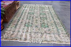 Large rug, Handmade rug, Vintage rug, Home decoration, 6.1 x 9.7 ft. MBZ1026
