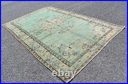 Large rug, Handmade rug, Vintage rug, Turkish decor rug, 6.0 x 9.4 ft RR4131