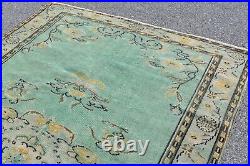 Large rug, Handmade rug, Vintage rug, Turkish decor rug, 6.0 x 9.4 ft RR4131