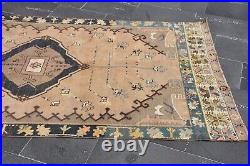 Large rug, Handmade rug, Vintage rug, Turkish rug, Boho rug 4.2 x 8.8 ft DC10385