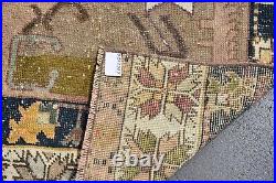 Large rug, Handmade rug, Vintage rug, Turkish rug, Boho rug 4.2 x 8.8 ft DC10385