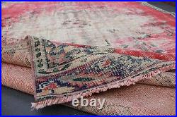 Large rug, Oushak rug, Turkish rug, Vintage handmade rug, 5.2 x 9.8 ft. MBZ0697
