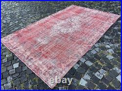 Large rug, Turkish rug, Wool rug, Vintage rug, Handmade rug 6,2 x 9,9 ft