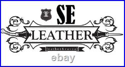 Men's Vintage Antique Brown Lambskin Leather Puffer Quilted Biker Coat Jacket