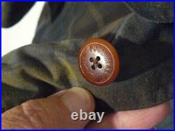 Men's Vintage Polo Plaid Oil Cloth Hunter Style Jacket