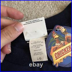 NEW Vintage 2000 Chicken Run Chicks Dig Me Movie Promo Tee Shirt Large