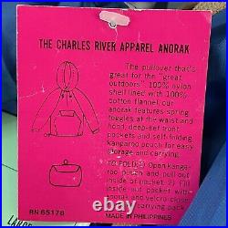 NEW Vintage Charles River American Heart Association Windbreaker Jacket Size L