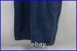 NOS Vintage 90s Streetwear Mens Large Baggy Wide Leg Denim Jean Overalls Bibs