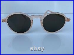 NOS Vintage Retro Wilson Mydriatic/Sunglasses Flesh Large Frames Made in U. S. A