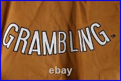 NOS Vtg 90s Mens Large Grambling State University Plaid Hooded Varsity Jacket