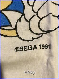 NOS vintage 1996 SONIC THE HEDGEHOG shirt L longsleeve Sega Japan video game 90s