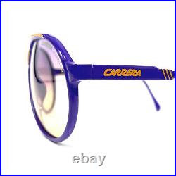 NOS vintage CARRERA CHAMPION Purple/Yellow sunglasses Italy ORIGINAL