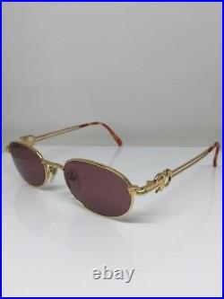 New Vintage Jean Paul Gaultier JPG 57-5101 Sunglasses C. Gold NOS Made In Japan