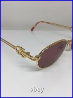 New Vintage Jean Paul Gaultier JPG 57-5101 Sunglasses C. Gold NOS Made In Japan